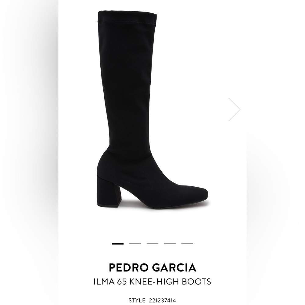 Pedro Garcia Ilma Stretch Boot Black 38 size 8